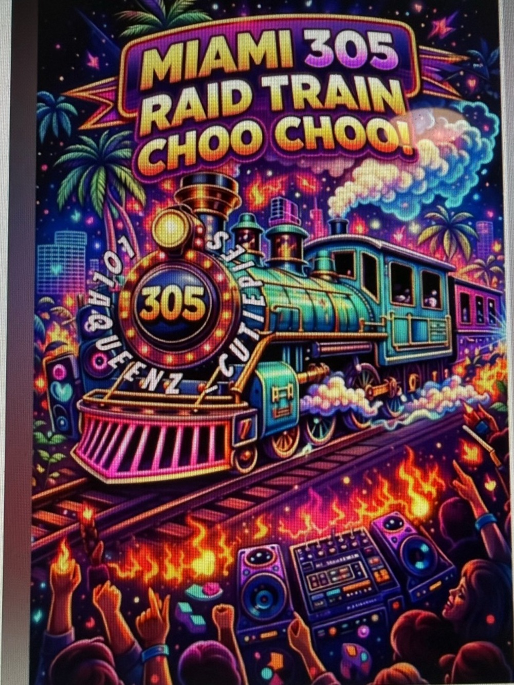 305 Miami Marathon raid train Choo Choo